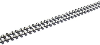 H0e Flexräls, träslipers 'main line'