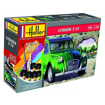 Citroën 2CV  incl. brush/paint/cement, 1/24