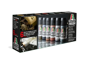 Acrylic model wash set (6x20ml bottles)