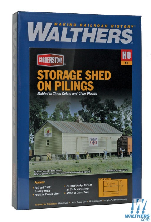 Storage Shed on Pilings - 2