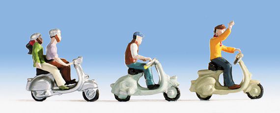 Vespa-åkare