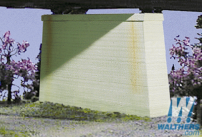 Double Track Truss Bridge Pier