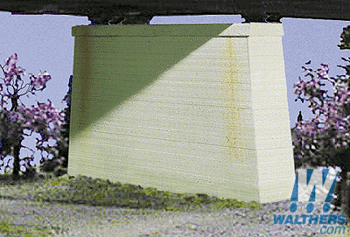 Double Track Truss Bridge Pier