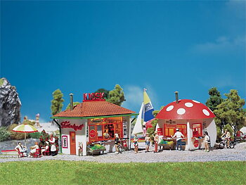 Kiosk och 'Svamp-kiosk'