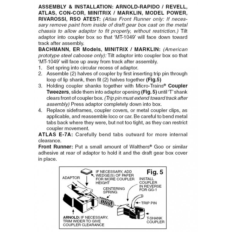 Conversion Kit, 1049 - 2