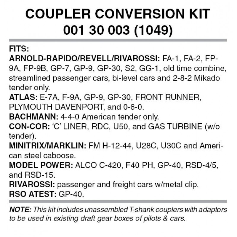 Conversion Kit, 1049