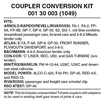 Conversion Kit, 1049
