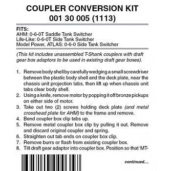 Conversion Kit, 1113