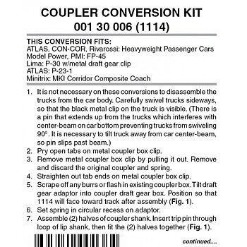 Conversion Kit, 1114