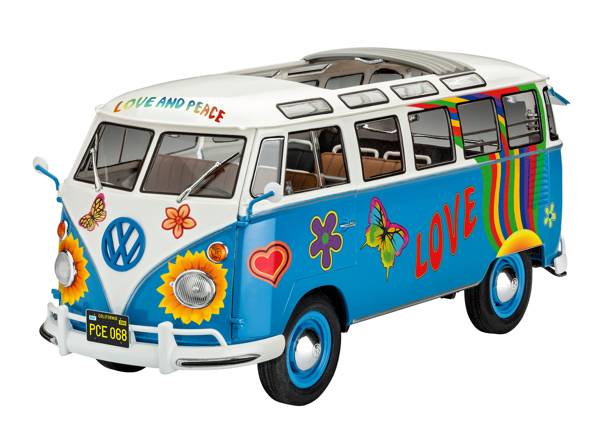 VW T1 Samba T1 Samba Bus Flower Power 1/24