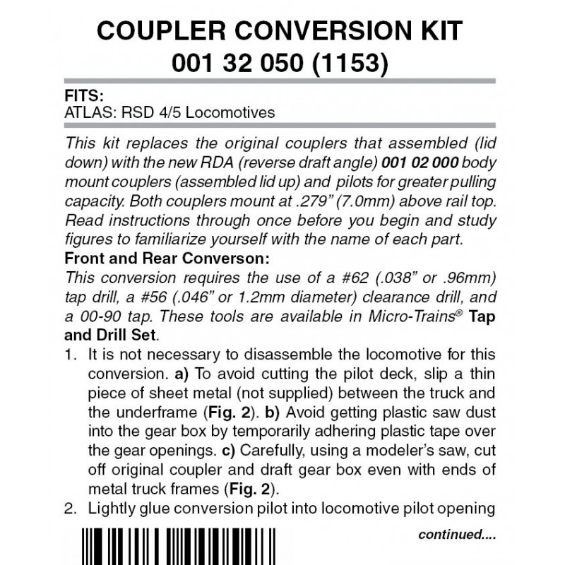 Pilot Conversion Kit 1153