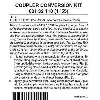 Pilot Conversion Kit 1155