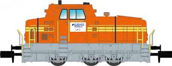 Diesellok DHG 700 C 'ELBEKIES', orange, DCC
