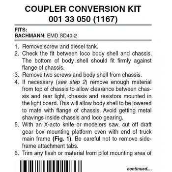 Pilot Conversion Kit 1167