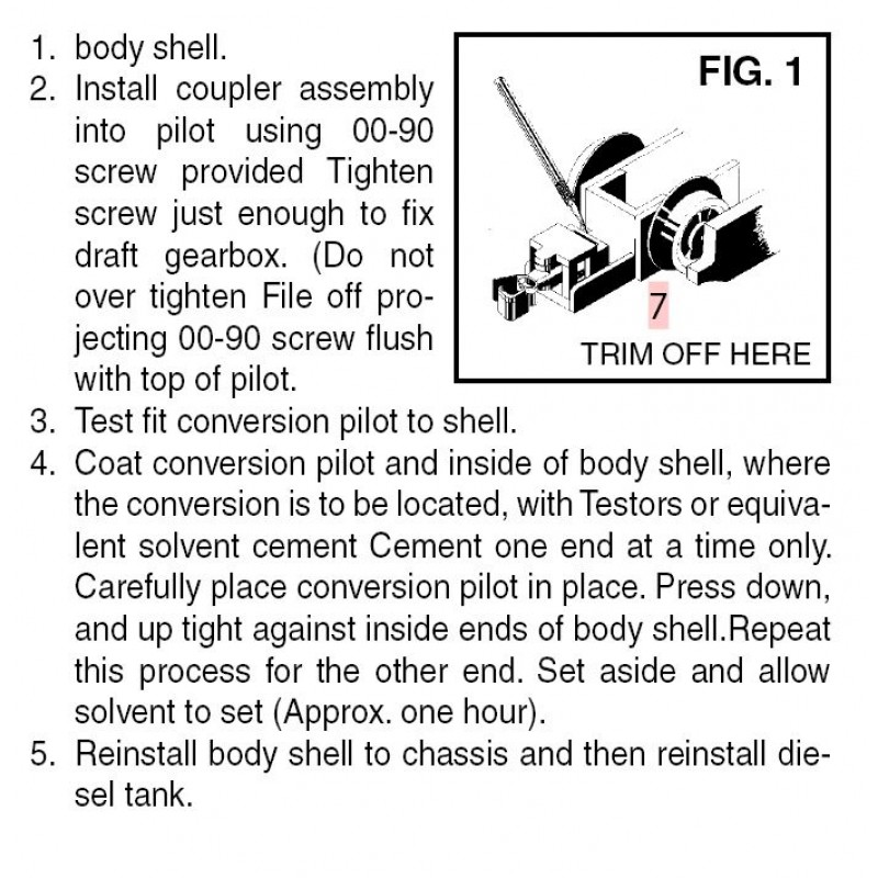 Pilot Conversion Kit 1167 - 2