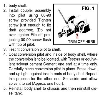 Pilot Conversion Kit 1167