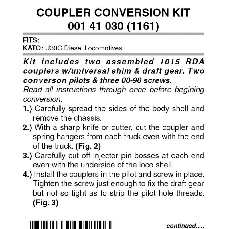 Pilot Conversion Kit 1161
