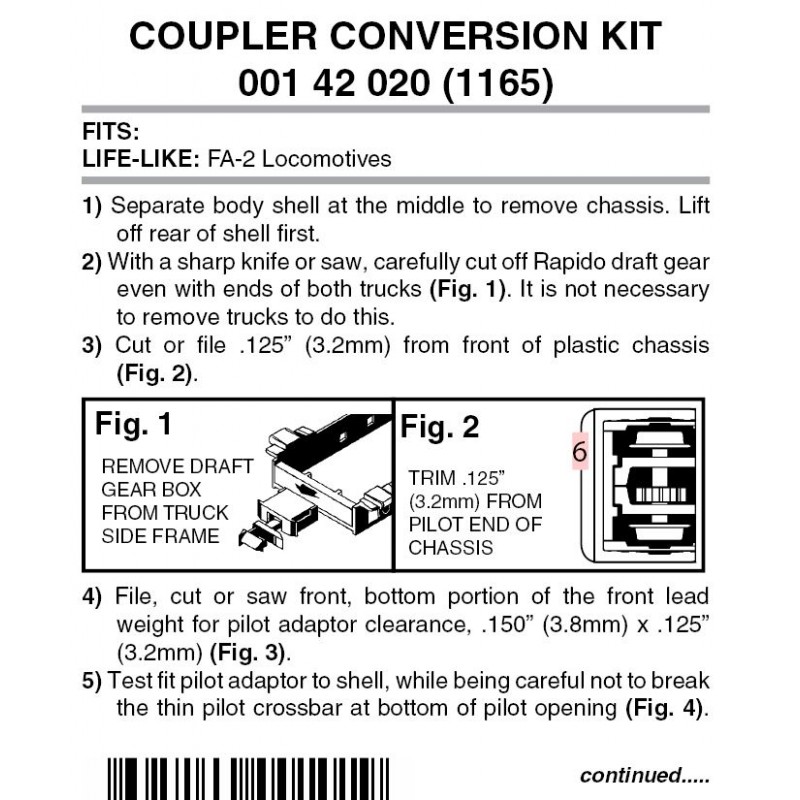 Pilot Conversion Kit 1165