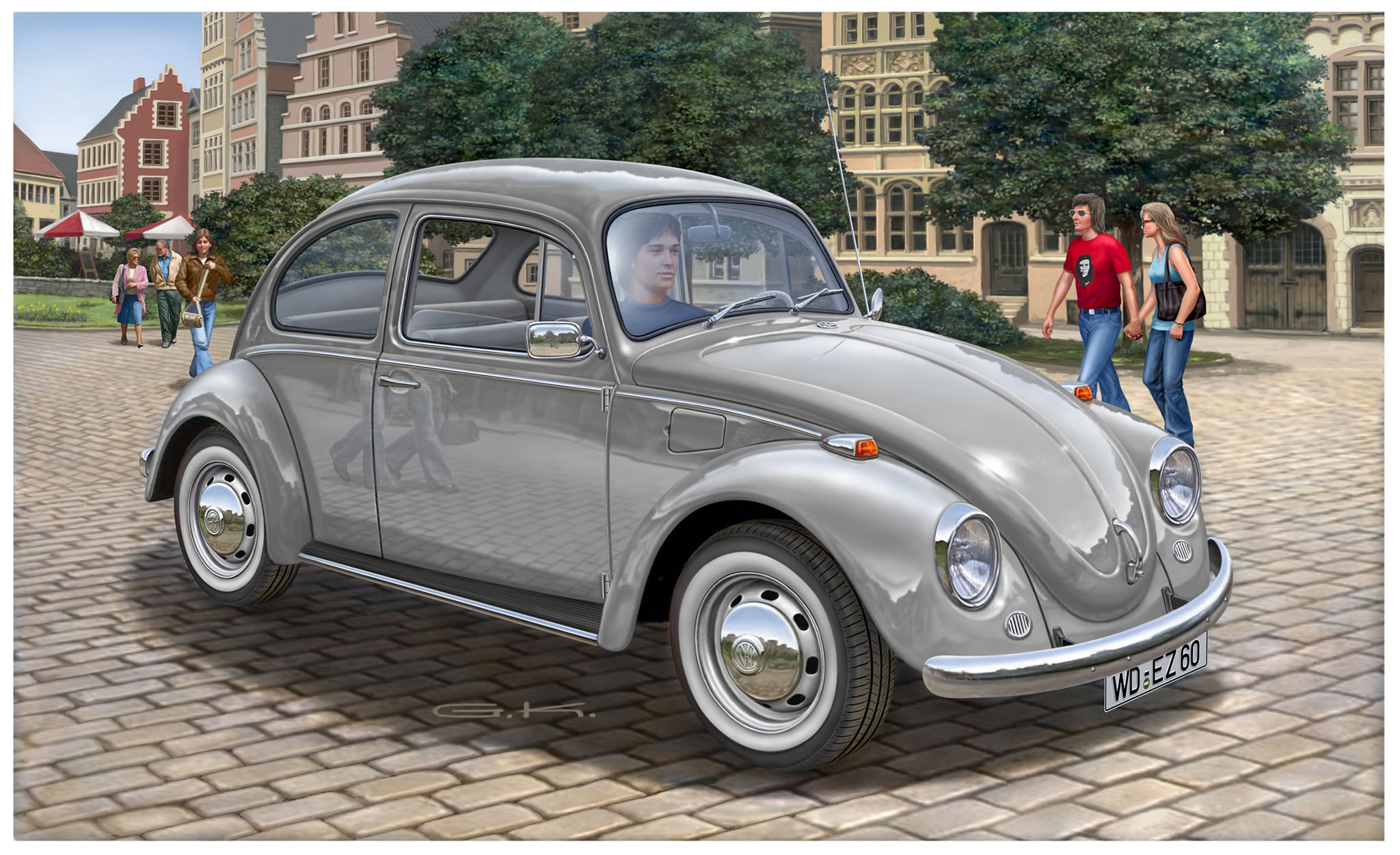 VW Beetle limousine 1968 1/24