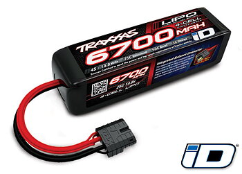6700mAh 14.8v 4-Cell 25C LiPo iD Battery
