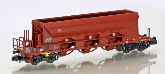 Grusvagn Facns 133, rödbrun, DB AG