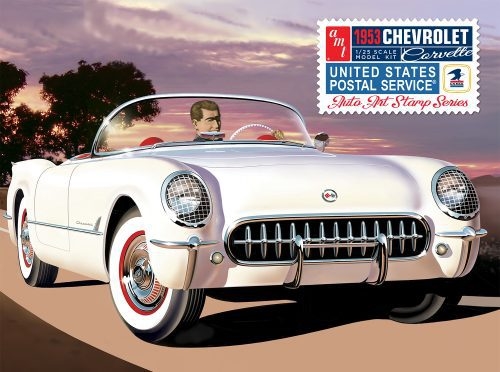 53' Chevy Corvette (USPS Stamp Series) 1/25