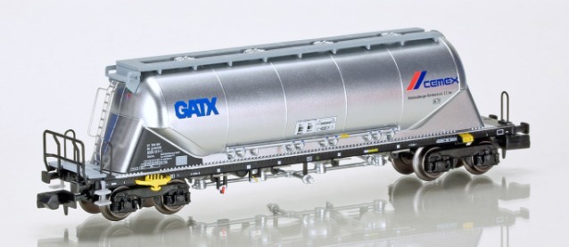 Cementsilovagn Uacns 'GATX-cemex', silver