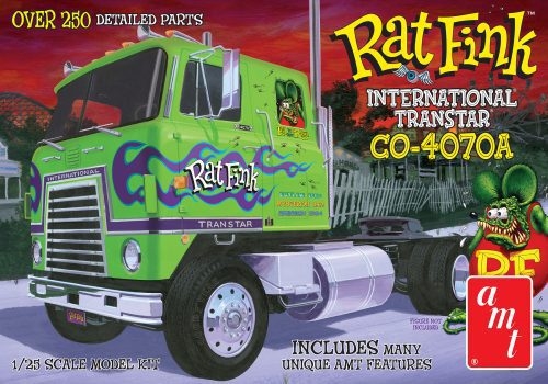 IH Transtar CO-4070A dragbil med trailer – Rat Fink 1/25