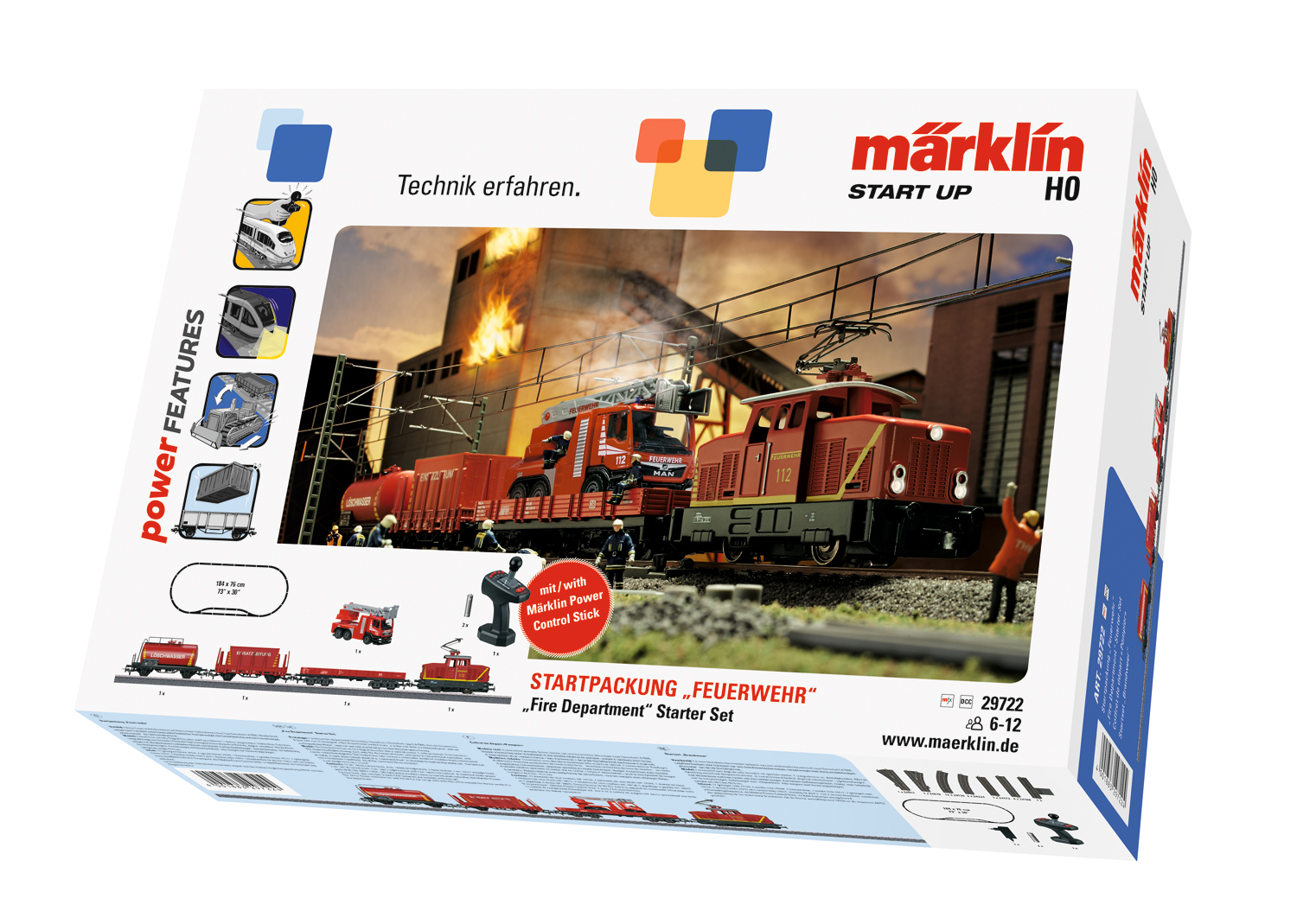 Märklin Start up - "Fire Department" Starter Set for Children Ages 6 and above - 4