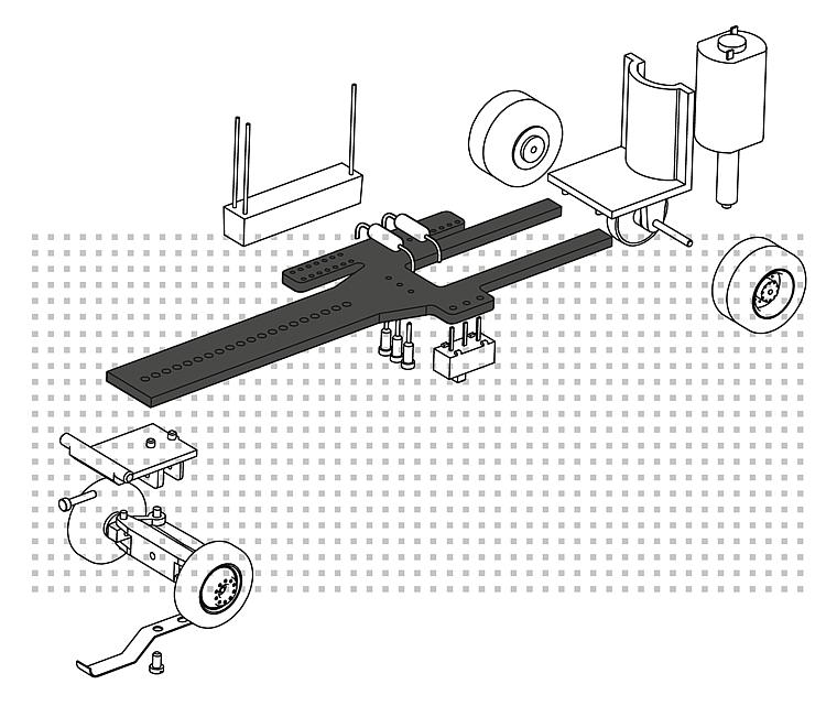 Chassi Car System flexibelt anpassningsbar - 3