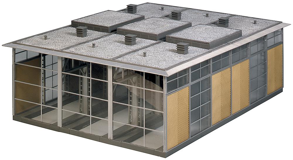 Lokstall för ellok, 3 spår - 3