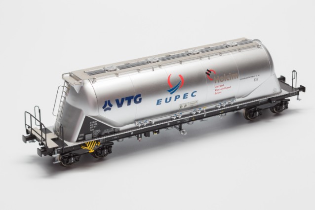 Cementsilovagn Uacns 'VTG-Holcim-Eupec', silver