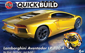 Lamborghini Aventsdor Yellow, Quick Build