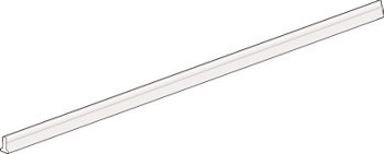 Code 80 Flat Bottom Rail, nickel silver 6st