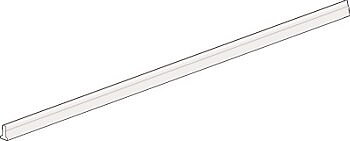 Code 80 Flat Bottom Rail, nickel silver 6st