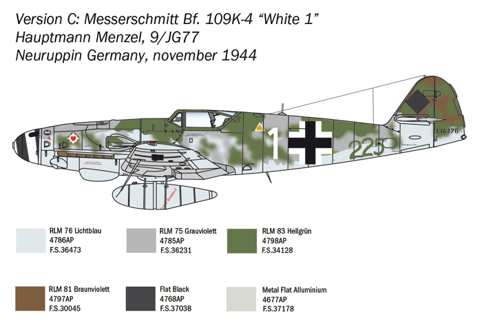 Messerschmitt Bf 109 K-4 1/48 - 5