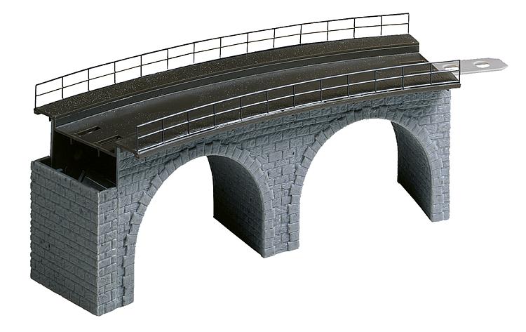 Överdel till viadukt, 2 böjda, R=360mm