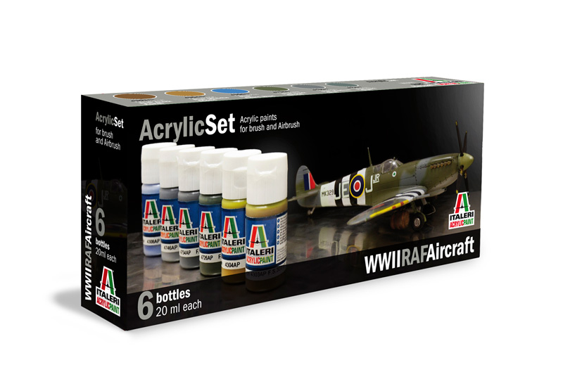 Akrylset (6) WWII RAF Aircraft