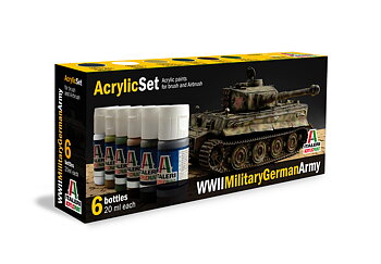 Acrylic Set (6x) WWII Germn Army