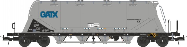 Cementsilovagn Uacns 'GATX', silver