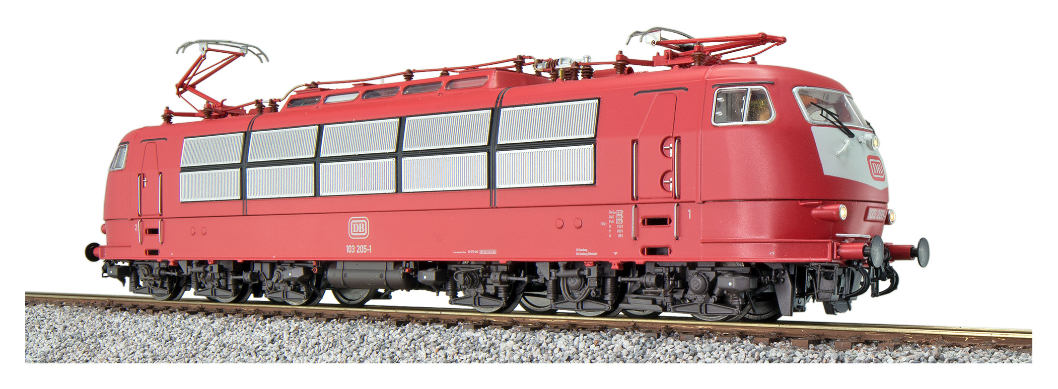 Electric loco BR 103, 103 205 orient red, DB-AG Ep V