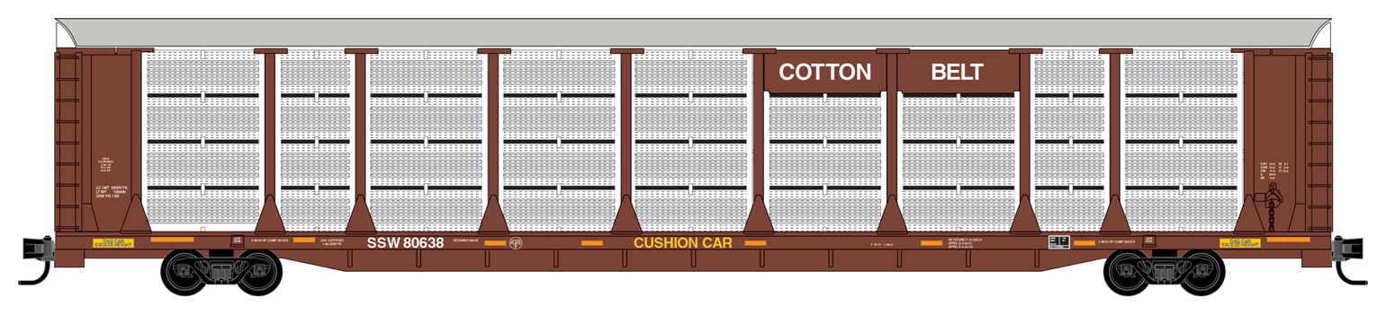 Auto rack 89’ 3-level closed SSW #80638