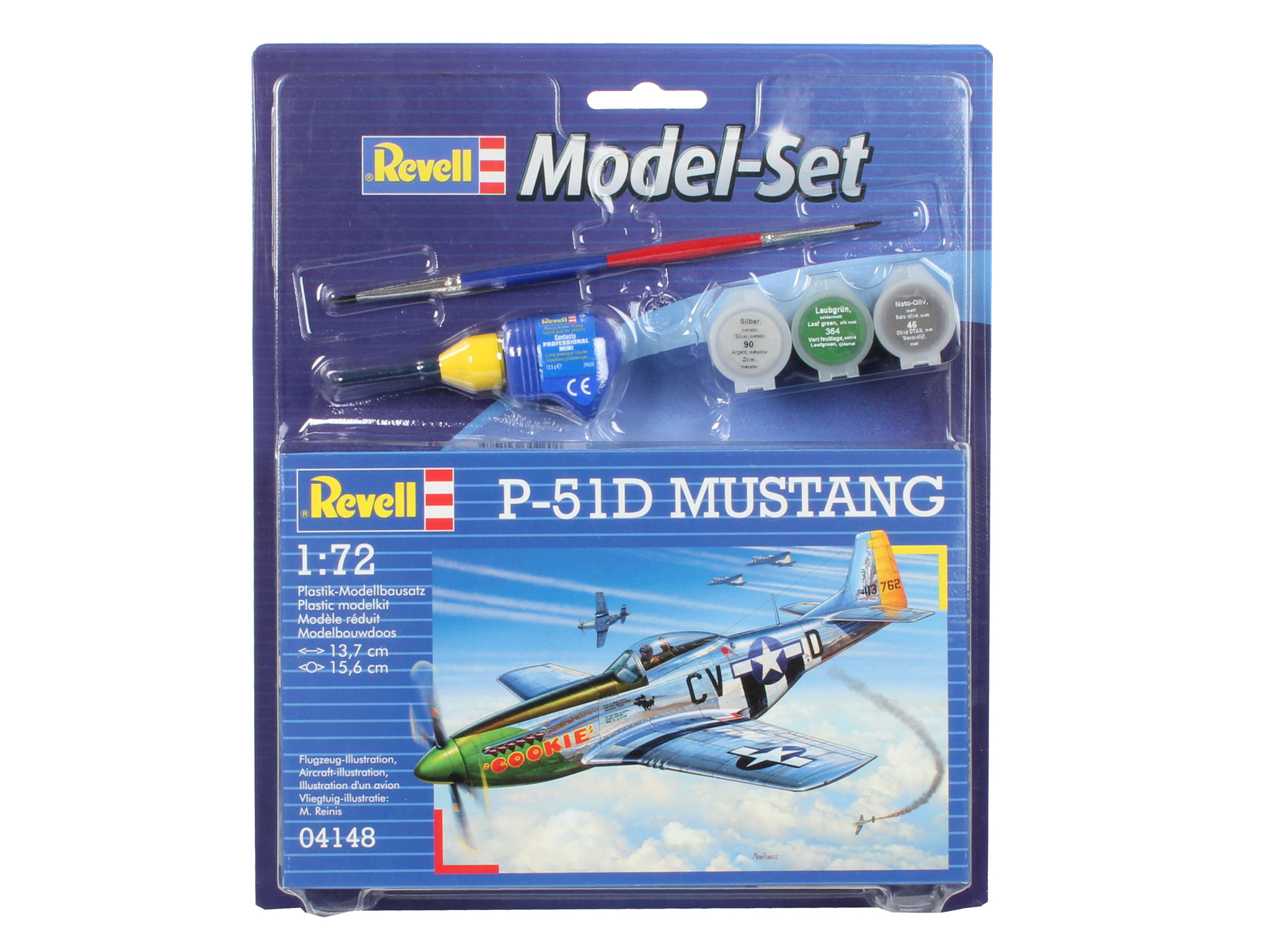 Model set: P-51D Mustang 1/72