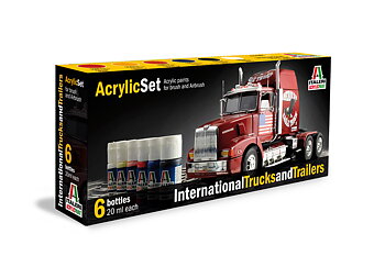 Acrylic Set (6x) Intl Trucks