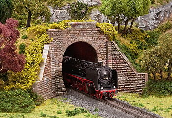Tunnelportal för el/ånglok, höjd 100mm