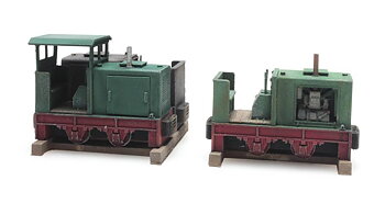 Cargo: Three narrow-gauge locomotives