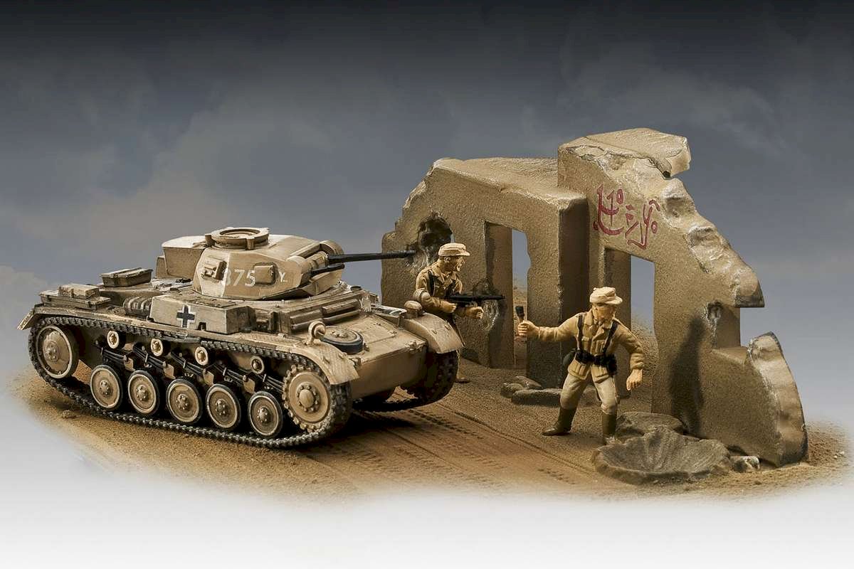 Model set: PzKpfw II Ausf. F 1/76