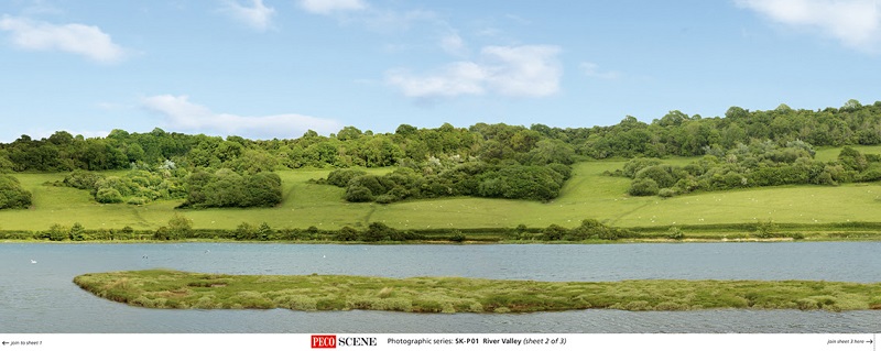 Bakgrund, river valley