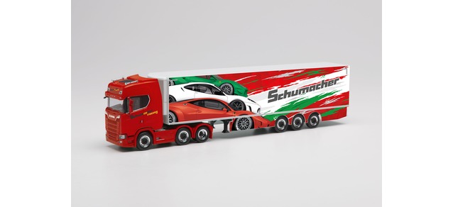 Scania CS 20 high roof 6x2 refrigerated semitrailer 'Schumacher Würselen'