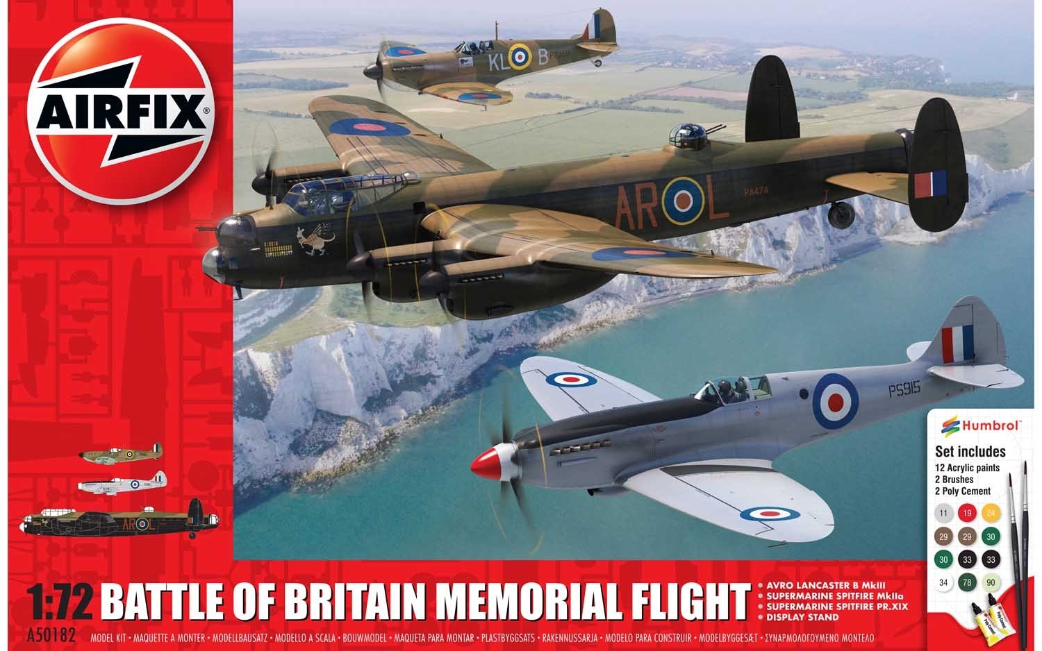 Battle of britian memorial fligh, inkl pensel/färg/lim 1/72